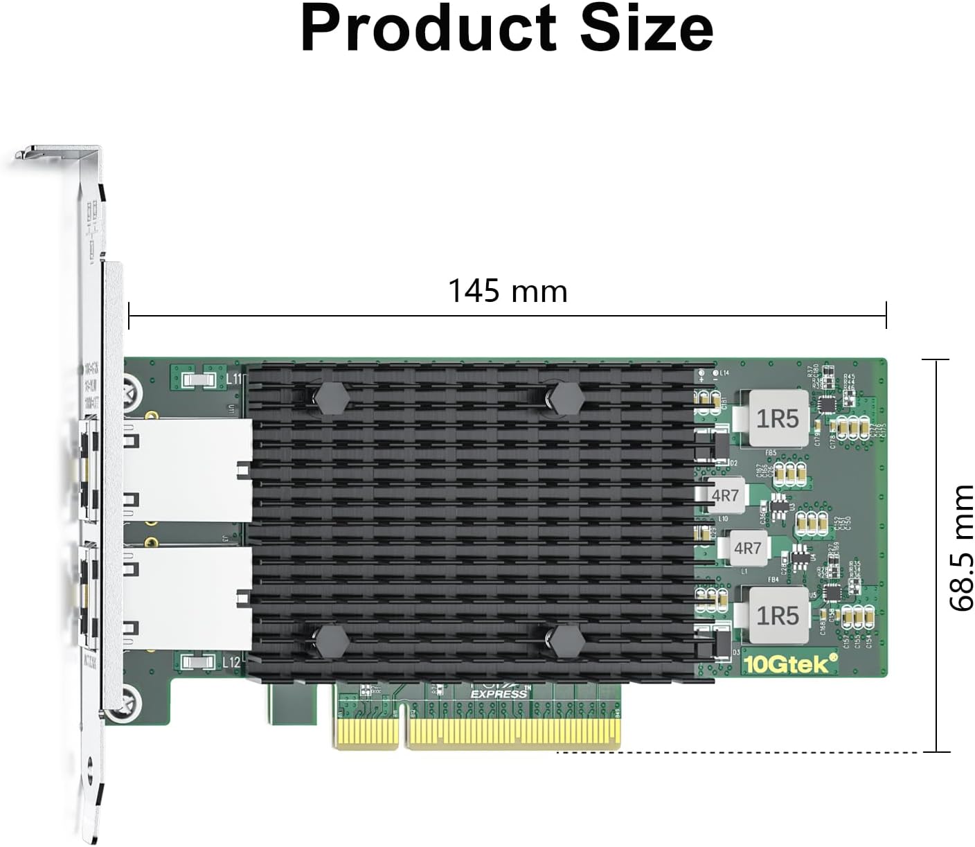 10Gb Dual RJ45 Port Network Card